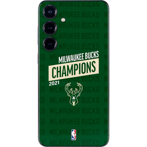 NBA Milwaukee Bucks 2021 Champions Galaxy S24 Plus Skin