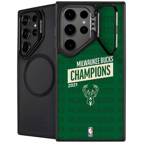 NBA Milwaukee Bucks 2021 Champions Galaxy Cases