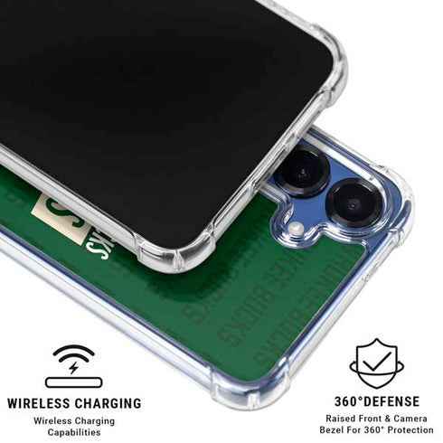 NBA Milwaukee Bucks 2021 Champions Galaxy S25 Clear Case