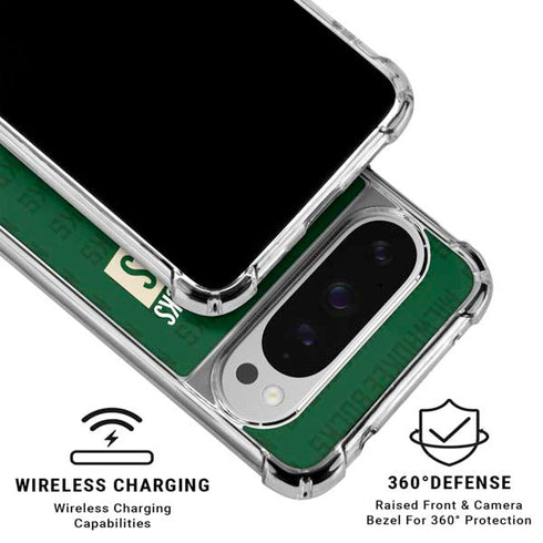 NBA Milwaukee Bucks 2021 Champions Google Pixel 10 Pro XL Clear Case