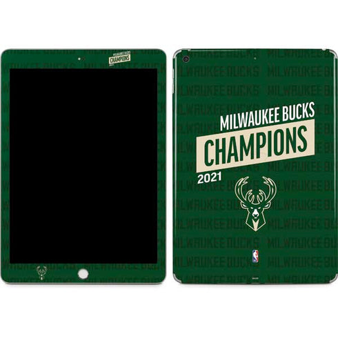 NBA Milwaukee Bucks 2021 Champions Apple iPad Skin