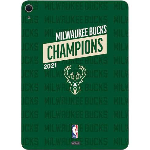 NBA Milwaukee Bucks 2021 Champions Apple iPad Air Skin