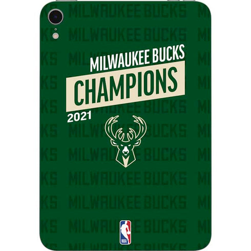 NBA Milwaukee Bucks 2021 Champions Apple iPad Mini Skin