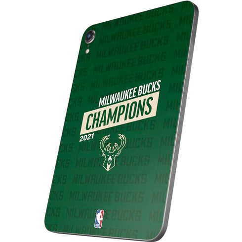 NBA Milwaukee Bucks 2021 Champions Apple iPad Mini Skin