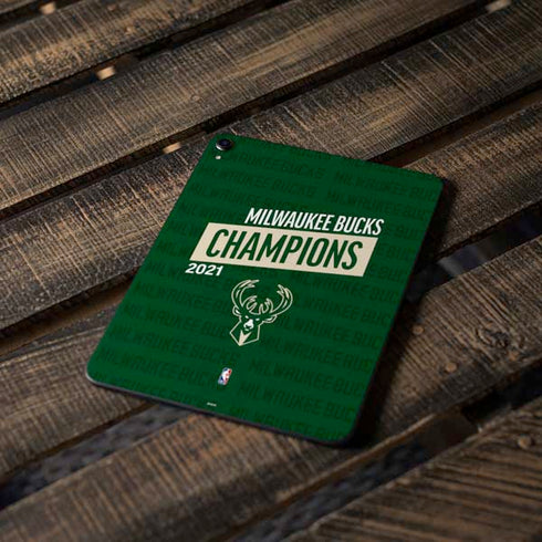 NBA Milwaukee Bucks 2021 Champions Apple iPad Pro Skin