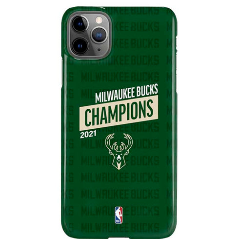 NBA Milwaukee Bucks 2021 Champions iPhone Cases