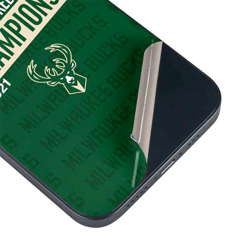 NBA Milwaukee Bucks 2021 Champions iPhone 15 Skin