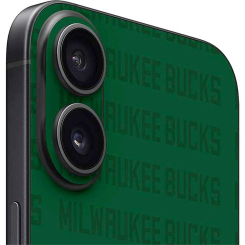 NBA Milwaukee Bucks 2021 Champions iPhone 16 Plus Skin