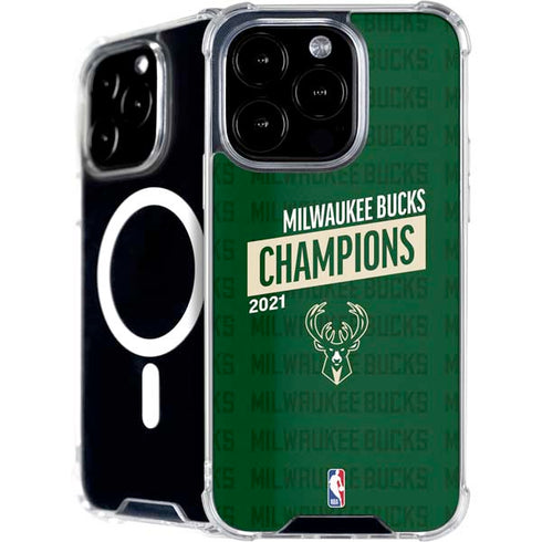 NBA Milwaukee Bucks 2021 Champions iPhone 16 Pro MagSafe Case