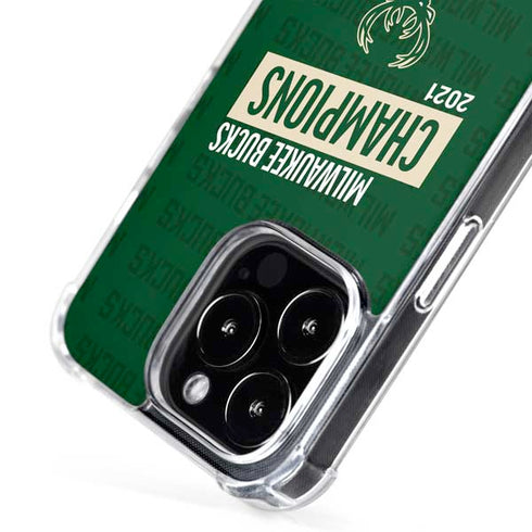NBA Milwaukee Bucks 2021 Champions iPhone 16 Pro MagSafe Case