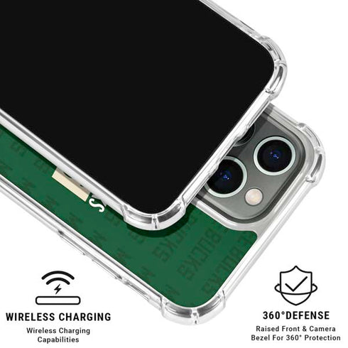 NBA Milwaukee Bucks 2021 Champions iPhone 16 Pro Max Clear Case