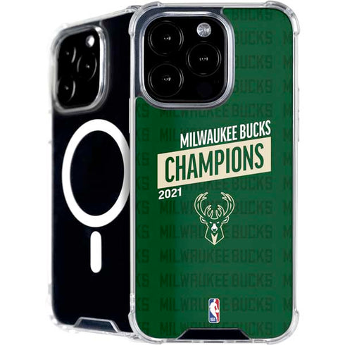 NBA Milwaukee Bucks 2021 Champions iPhone 16 Pro Max MagSafe Case