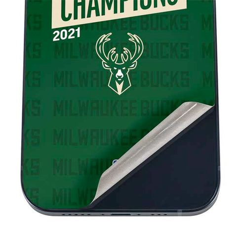 NBA Milwaukee Bucks 2021 Champions iPhone 16 Skin