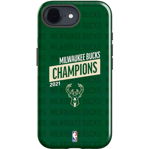 NBA Milwaukee Bucks 2021 Champions iPhone 16e Impact Case