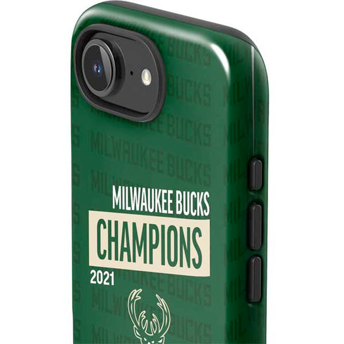 NBA Milwaukee Bucks 2021 Champions iPhone 16e Impact Case