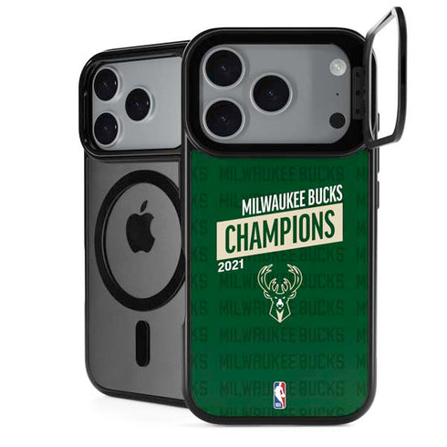 NBA Milwaukee Bucks 2021 Champions iPhone 18 Pro Kickstand Case