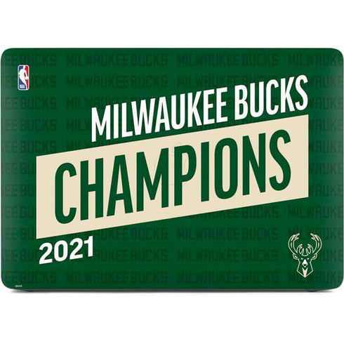 NBA Milwaukee Bucks 2021 Champions Apple MacBook Air Skin