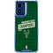 NBA Milwaukee Bucks 2021 Champions Moto G 5G (2024) Clear Case