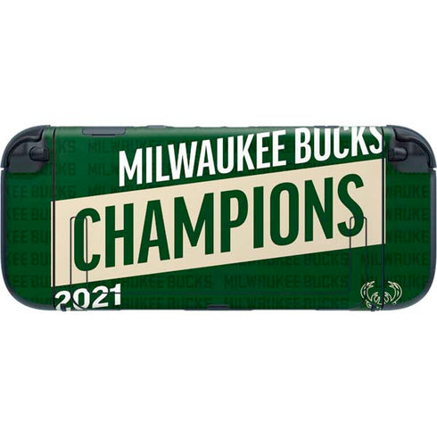 NBA Milwaukee Bucks 2021 Champions Nintendo Switch 2 (2025) with Joy-Con Skin