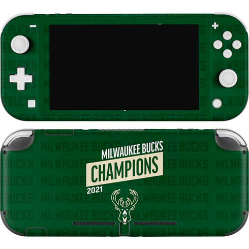 NBA Milwaukee Bucks 2021 Champions Nintendo Skins