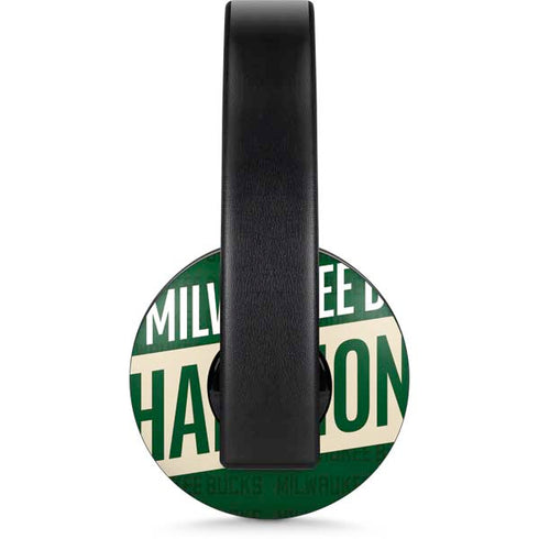 NBA Milwaukee Bucks 2021 Champions PlayStation 4 Gold Wireless Headset Skin