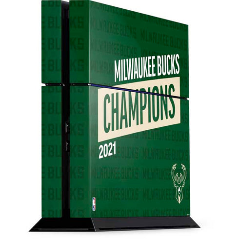 NBA Milwaukee Bucks 2021 Champions PlayStation PS4 Skins