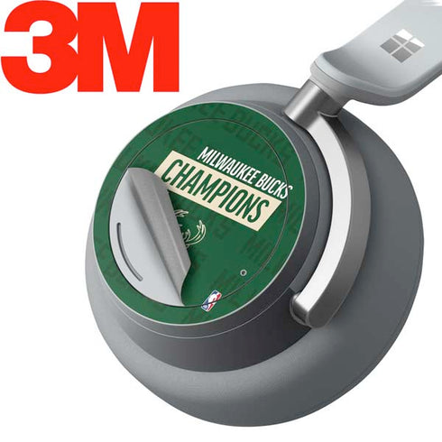 NBA Milwaukee Bucks 2021 Champions Surface Headphones Skin