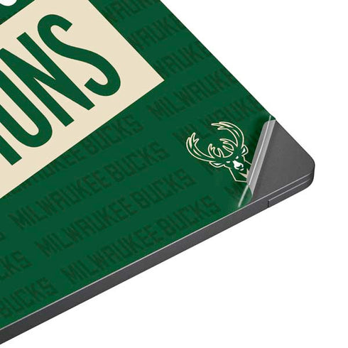 NBA Milwaukee Bucks 2021 Champions Surface Laptop 7 13.8in Skin
