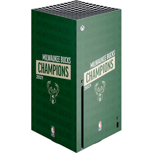 NBA Milwaukee Bucks 2021 Champions Xbox Series X Skins