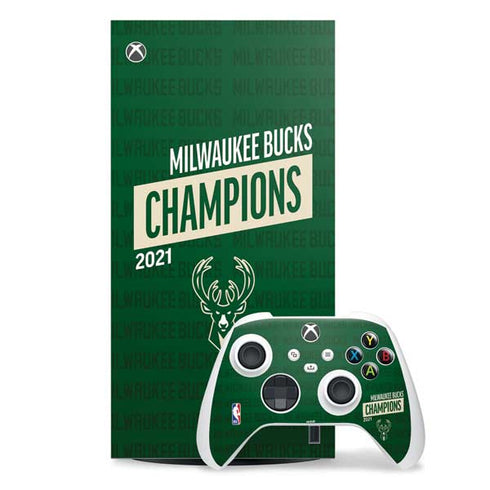 NBA Milwaukee Bucks 2021 Champions Xbox Series X Skins