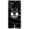 NBA Milwaukee Bucks Animal Print Black Galaxy A17 Clear Case