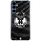NBA Milwaukee Bucks Animal Print Black Galaxy A35 5G Clear Case