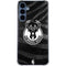 NBA Milwaukee Bucks Animal Print Black Galaxy A55 5G Clear Case