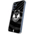 NBA Milwaukee Bucks Animal Print Black Galaxy A55 5G Clear Case