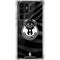 NBA Milwaukee Bucks Animal Print Black Galaxy S22 Ultra Clear Case