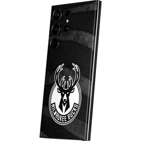 NBA Milwaukee Bucks Animal Print Black Galaxy Skins