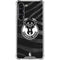 NBA Milwaukee Bucks Animal Print Black Galaxy S24 FE Clear Case
