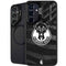NBA Milwaukee Bucks Animal Print Black Galaxy S24 FE Kickstand Case