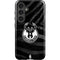 NBA Milwaukee Bucks Animal Print Black Galaxy S25 Impact Case