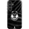 NBA Milwaukee Bucks Animal Print Black Galaxy S25 Plus Impact Case