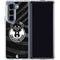 NBA Milwaukee Bucks Animal Print Black Galaxy Z Fold5 5G Clear Case