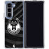 NBA Milwaukee Bucks Animal Print Black Galaxy Z Fold5 5G Clear Case