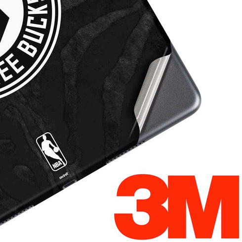 NBA Milwaukee Bucks Animal Print Black iPad Skins