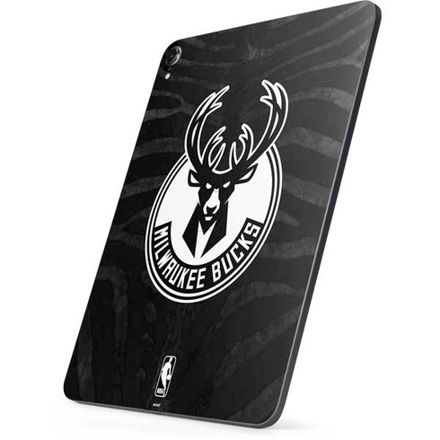 NBA Milwaukee Bucks Animal Print Black Apple iPad Pro Skin