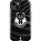 NBA Milwaukee Bucks Animal Print Black iPhone 15 Impact Case