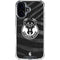NBA Milwaukee Bucks Animal Print Black iPhone 16 Clear Case