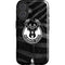 NBA Milwaukee Bucks Animal Print Black iPhone 16 Plus Magsafe Impact Case