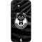 NBA Milwaukee Bucks Animal Print Black iPhone 16 Plus Skin