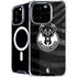 NBA Milwaukee Bucks Animal Print Black iPhone 16 Pro MagSafe Case