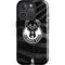 NBA Milwaukee Bucks Animal Print Black iPhone 16 Pro Magsafe Impact Case